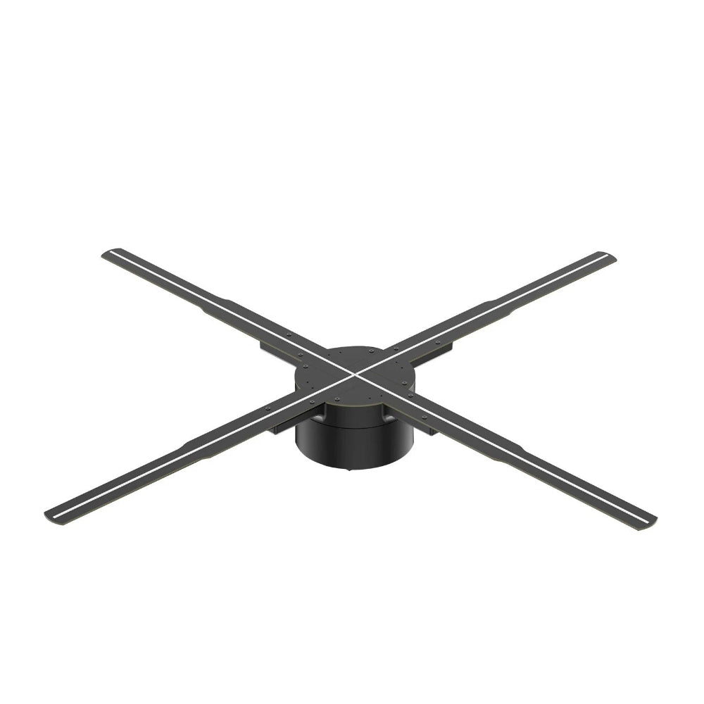 3D Hologramm LED Ventilator mit App-Steuerung 50cm | HoloGen.2